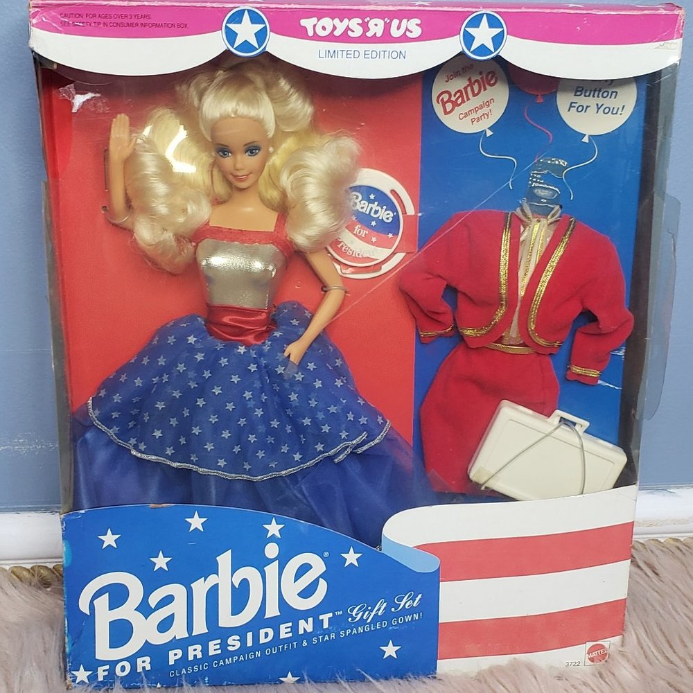 VINTAGE 1991 MATTEL BARBIE FOR PRESIDENT CLASSIC CAMPAIGN - LIMITED EDITION